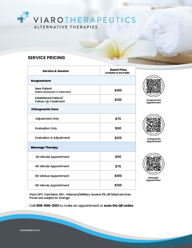 ViaroTherapeutics Service Pricing_AT 2026 Pricing 5%